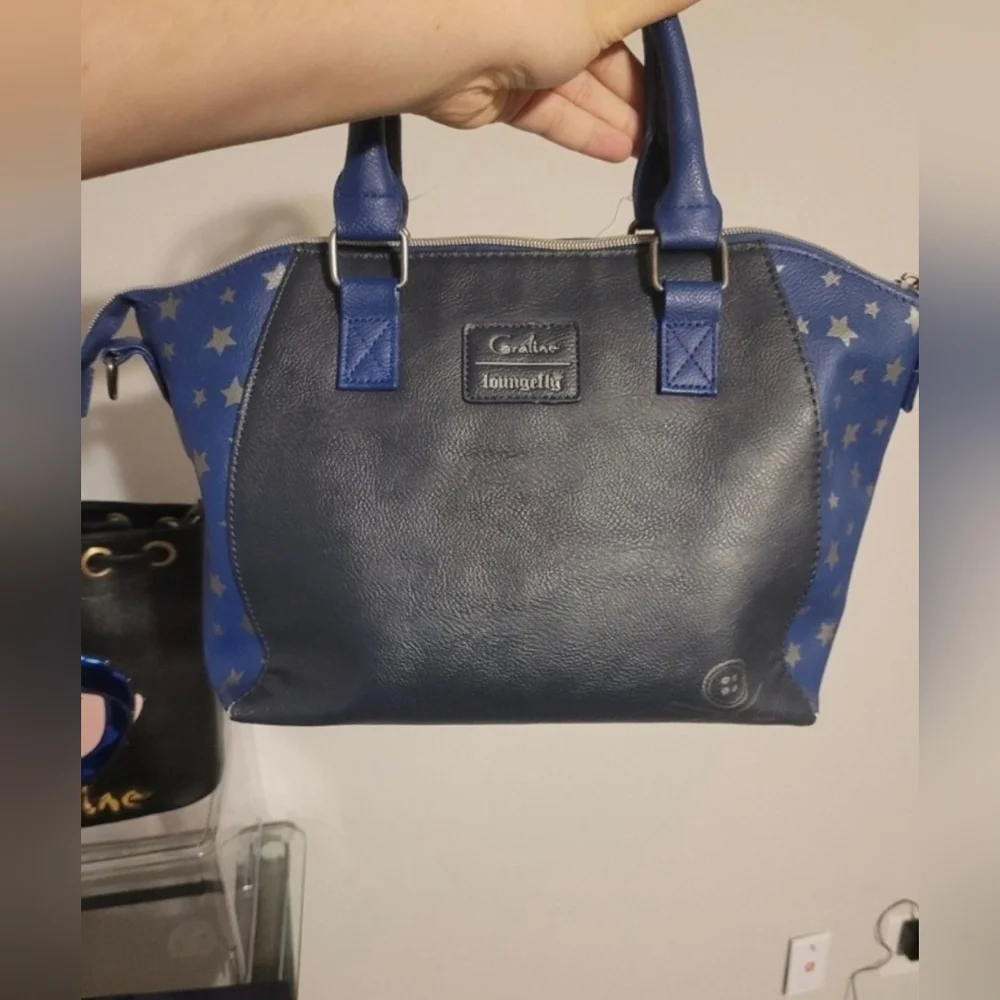 Loungefly coraline stars satchel crossbody purse - Picture 5 of 8